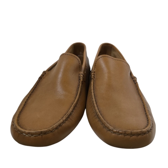 Todd Welsh Mens Brown Leather  Moccasin Loafer Shoe Sz 7.5 main image 7